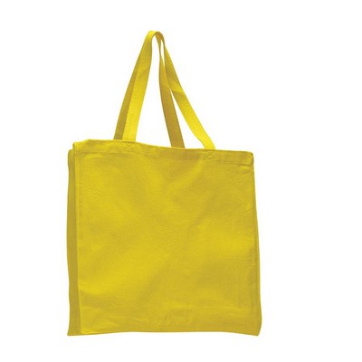 Cotton Canvas Gusset Tote